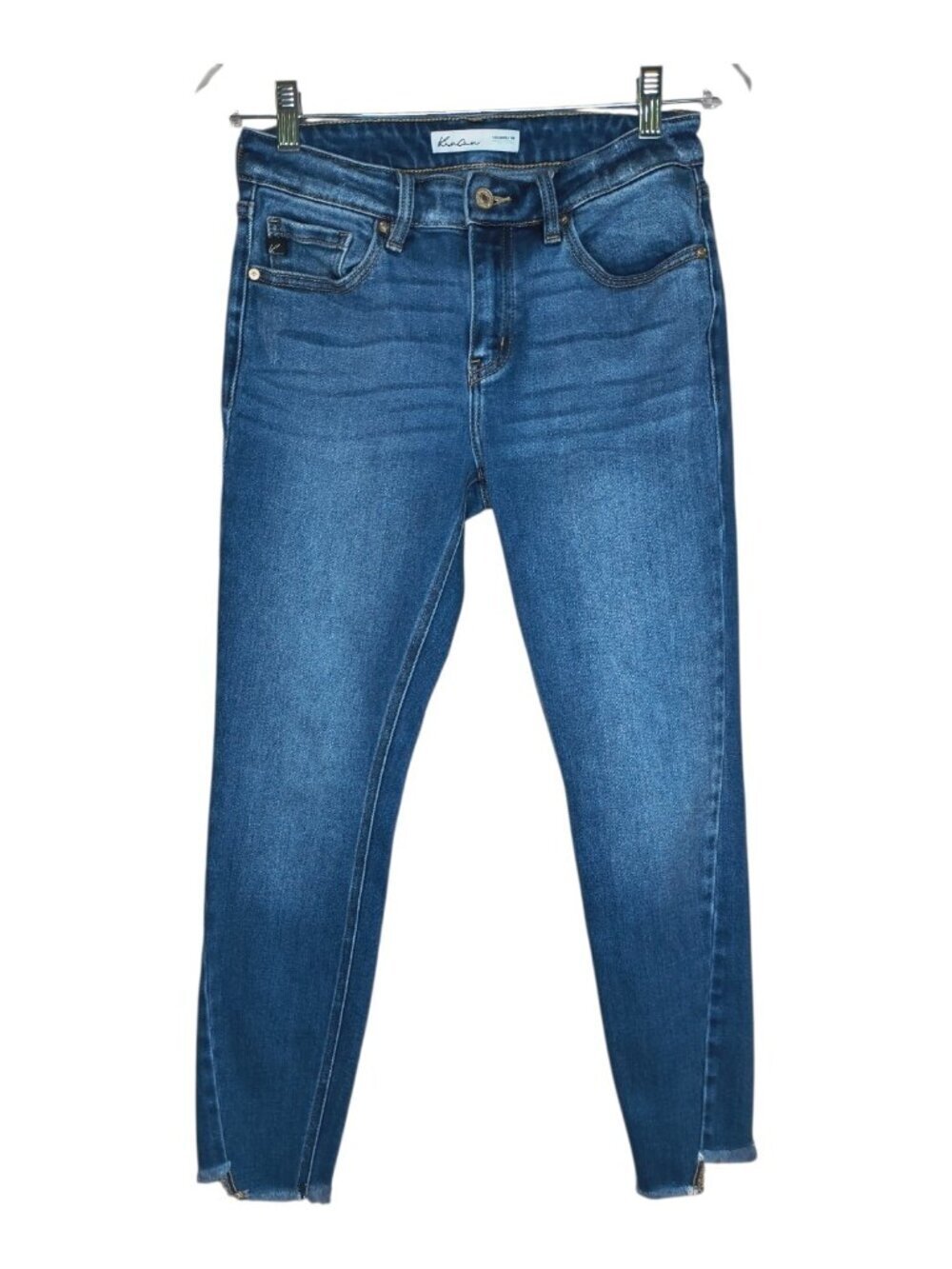 Kancan Raw Hem Skinny Women's Jeans Size 27 Medium Wash